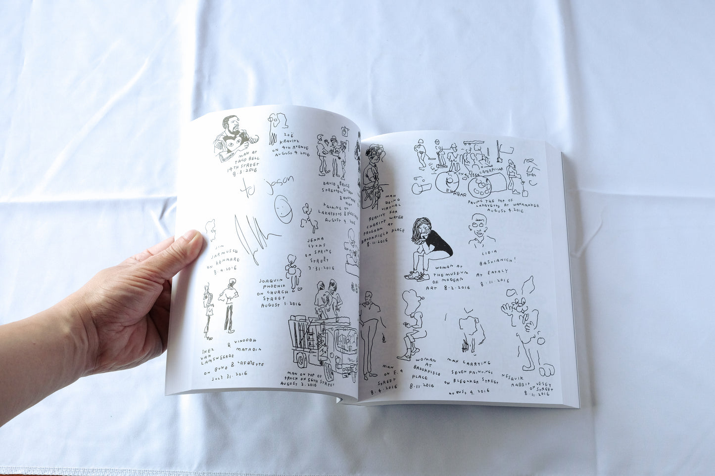 Art Book 『EVERY PERSON IN NEW YORK VOL 2 by Jason Polan 』
