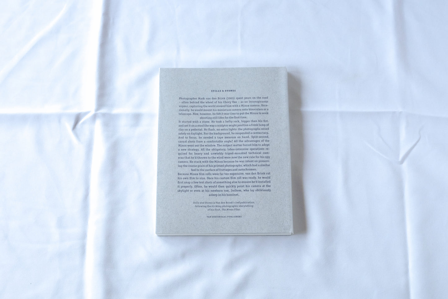 Art Book 『STILLS & STONES by Mark van den Brink』