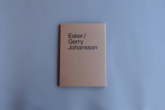 Art Book  『 ESKER by Gerry Johansson [SIGNED] 』