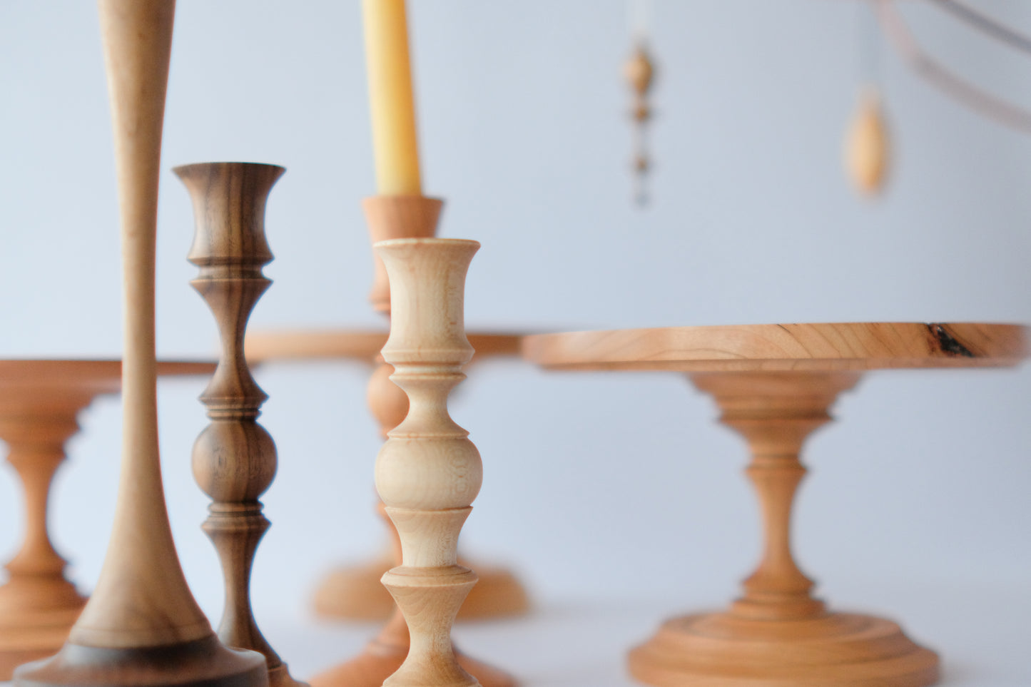 Candle holder  Walnut　(Shipping incl.)