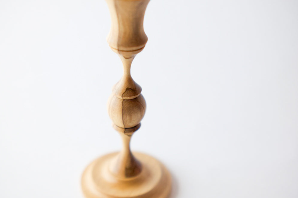 Candle holder  Maple  (Shipping incl.)