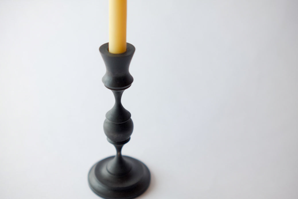 Candle holder  Maple  Iron Mordanting　(Shipping incl.)