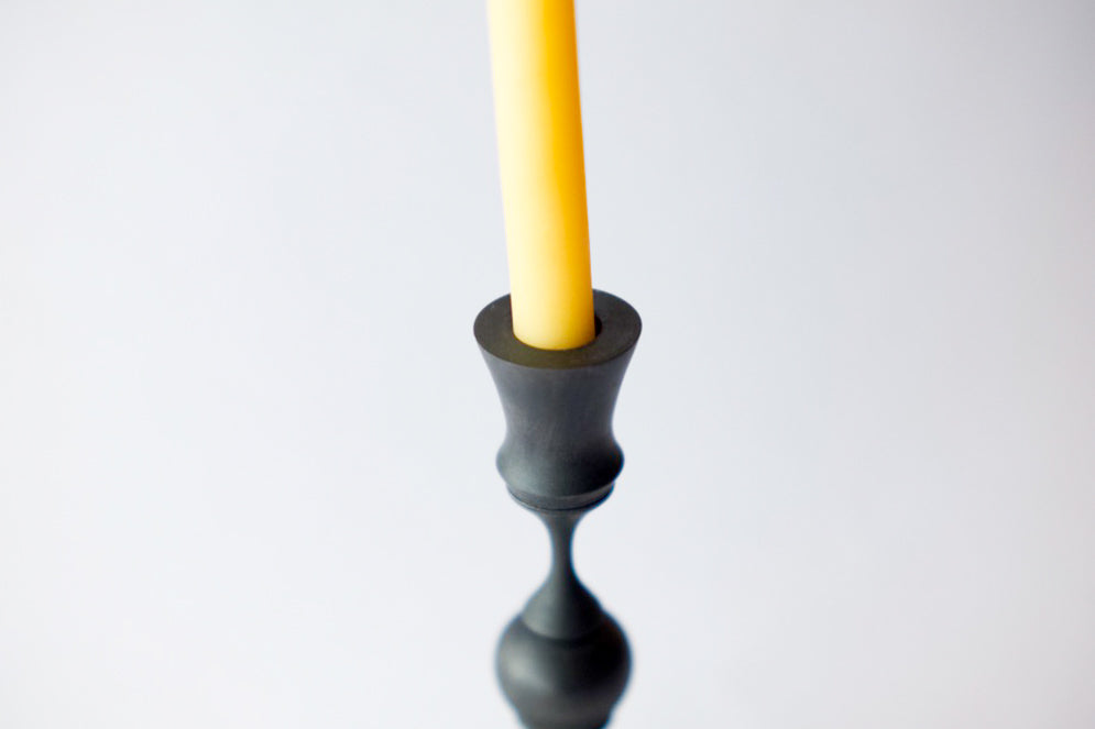 Candle holder  Maple  Iron Mordanting　(Shipping incl.)