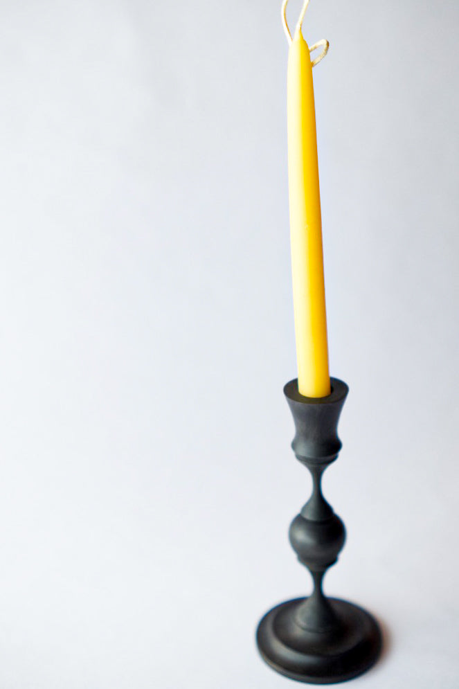 Candle holder  Maple  Iron Mordanting　(Shipping incl.)