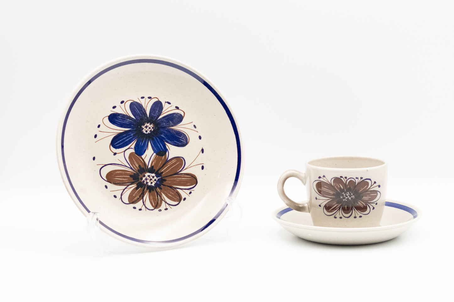 Cup & Saucer & Plate   　Stavangerflint　　Sera　(Shipping incl.)