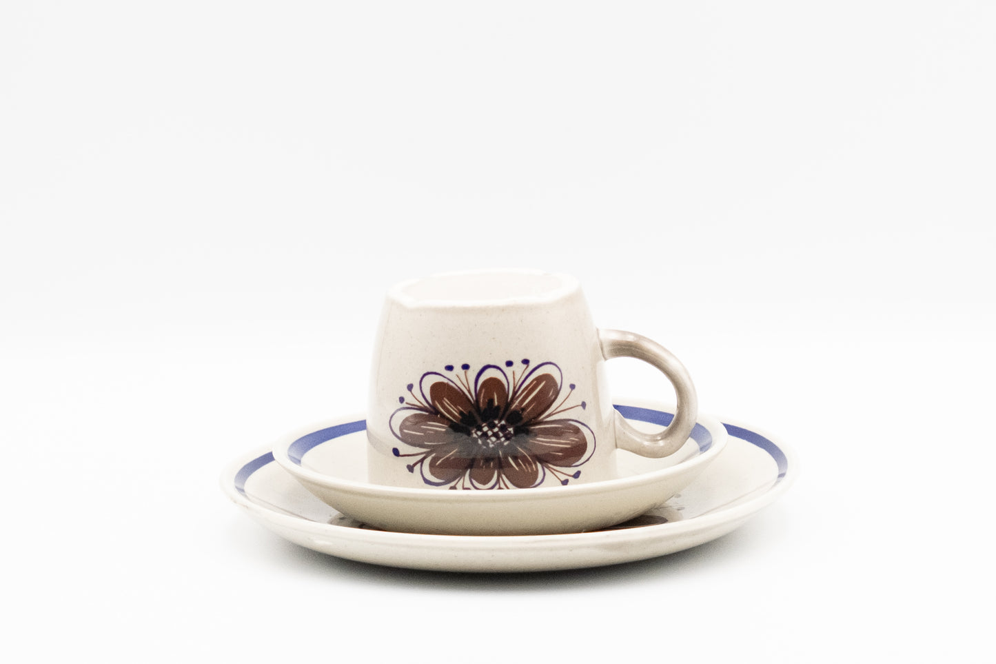 Cup & Saucer & Plate   　Stavangerflint　　Sera　(Shipping incl.)