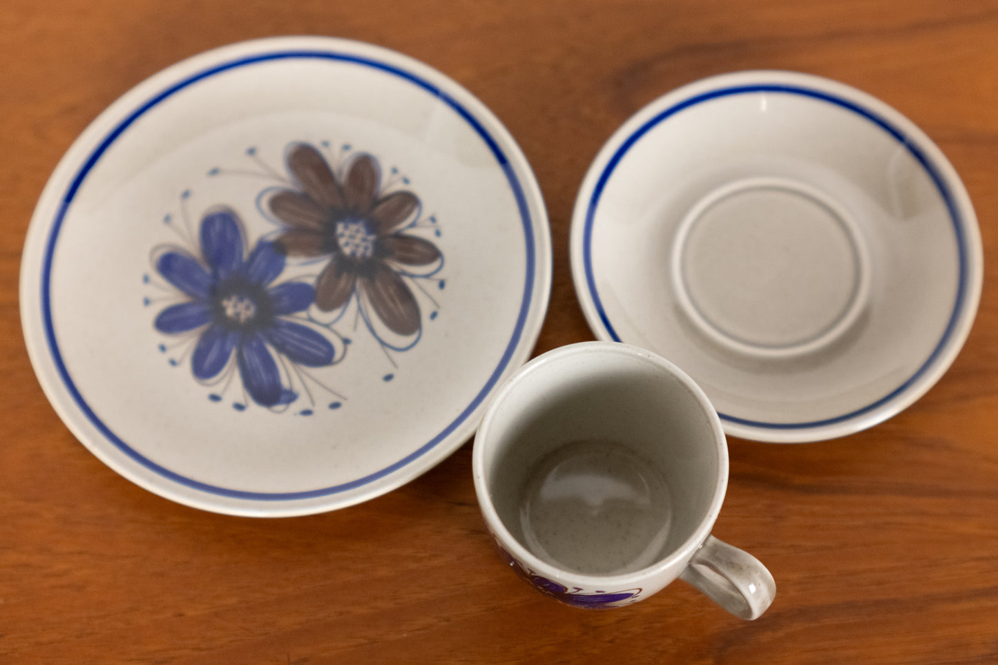 Cup & Saucer & Plate   　Stavangerflint　　Sera　(Shipping incl.)