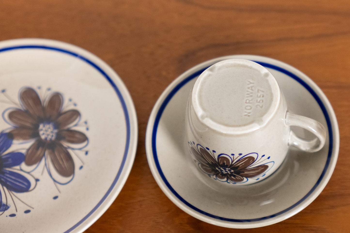 Cup & Saucer & Plate   　Stavangerflint　　Sera　(Shipping incl.)