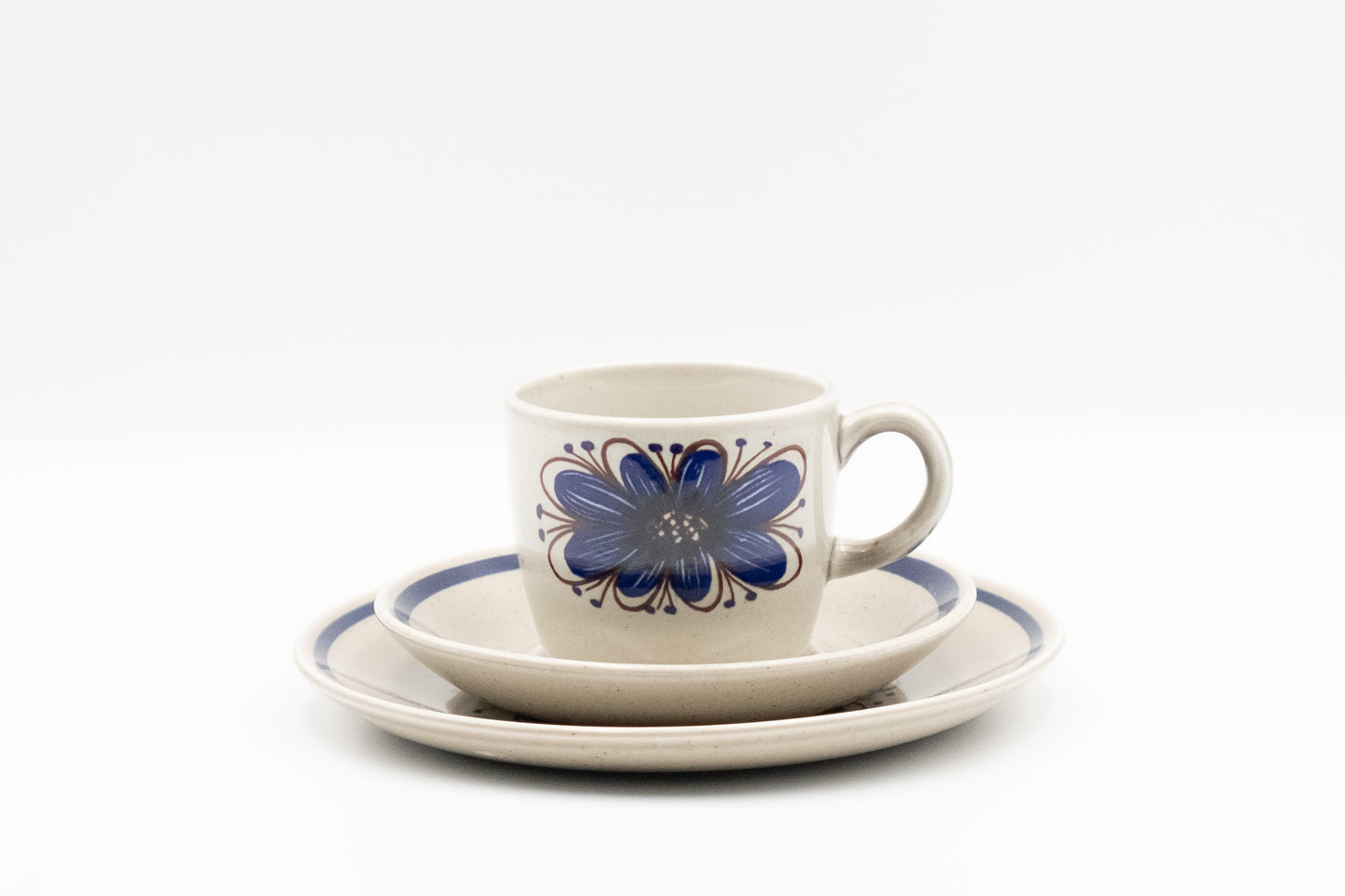 Cup & Saucer & Plate   　Stavangerflint　　Sera　(Shipping incl.)