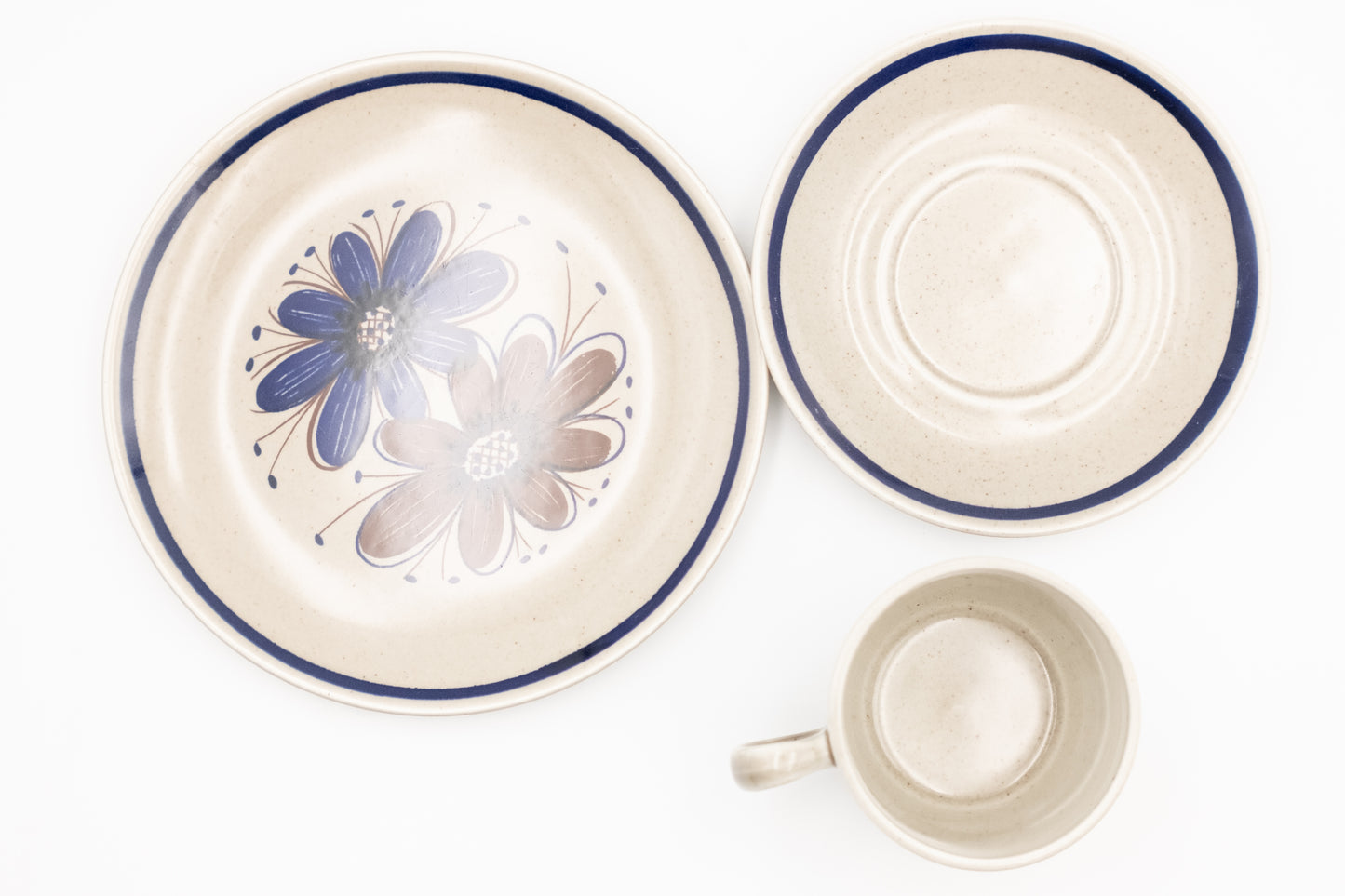 Cup & Saucer & Plate   　Stavangerflint　　Sera　(Shipping incl.)
