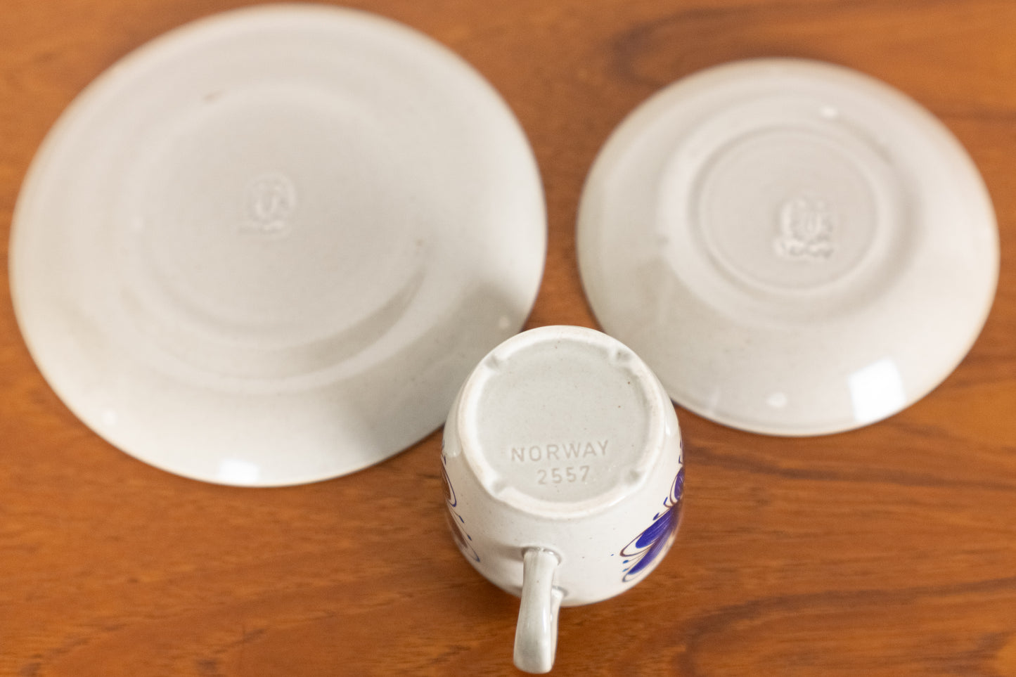 Cup & Saucer & Plate   　Stavangerflint　　Sera　(Shipping incl.)