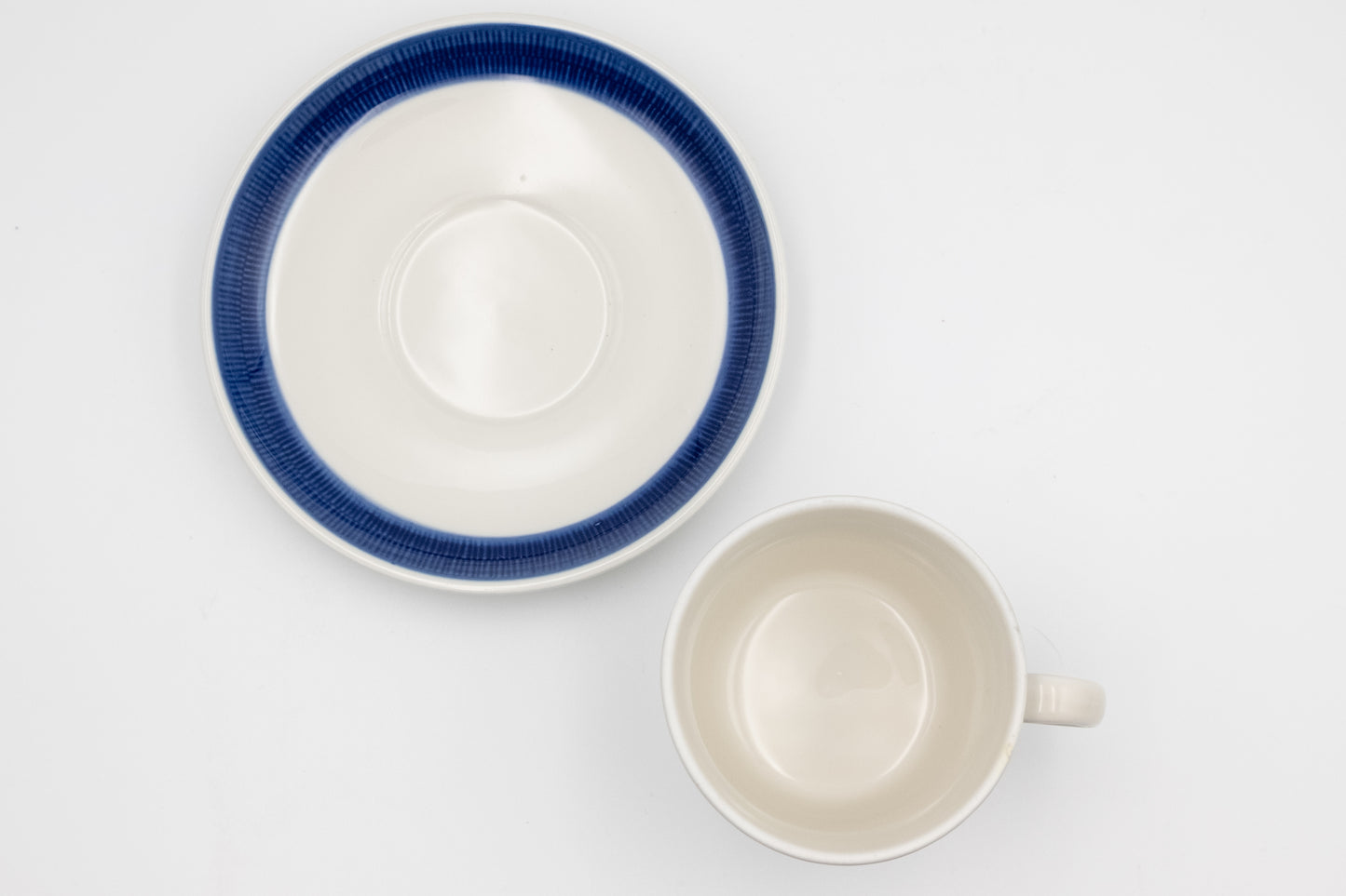 Cup & Saucer   　Rörstrand　　KOKA Blå　(Shipping incl.)