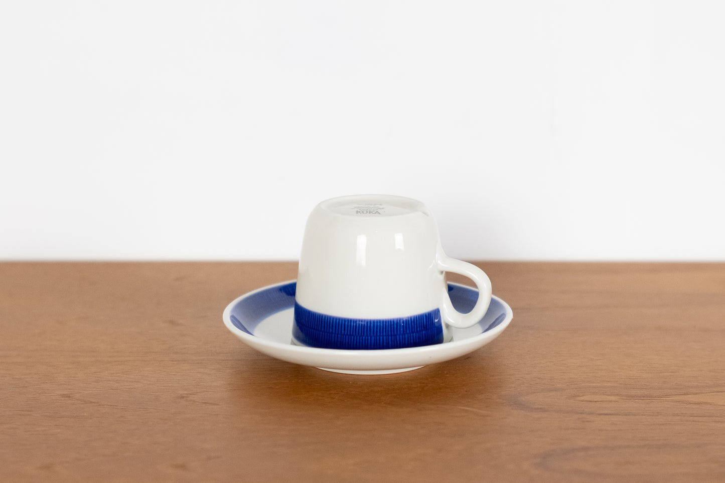 Cup & Saucer   　Rörstrand　　KOKA Blå　(Shipping incl.)