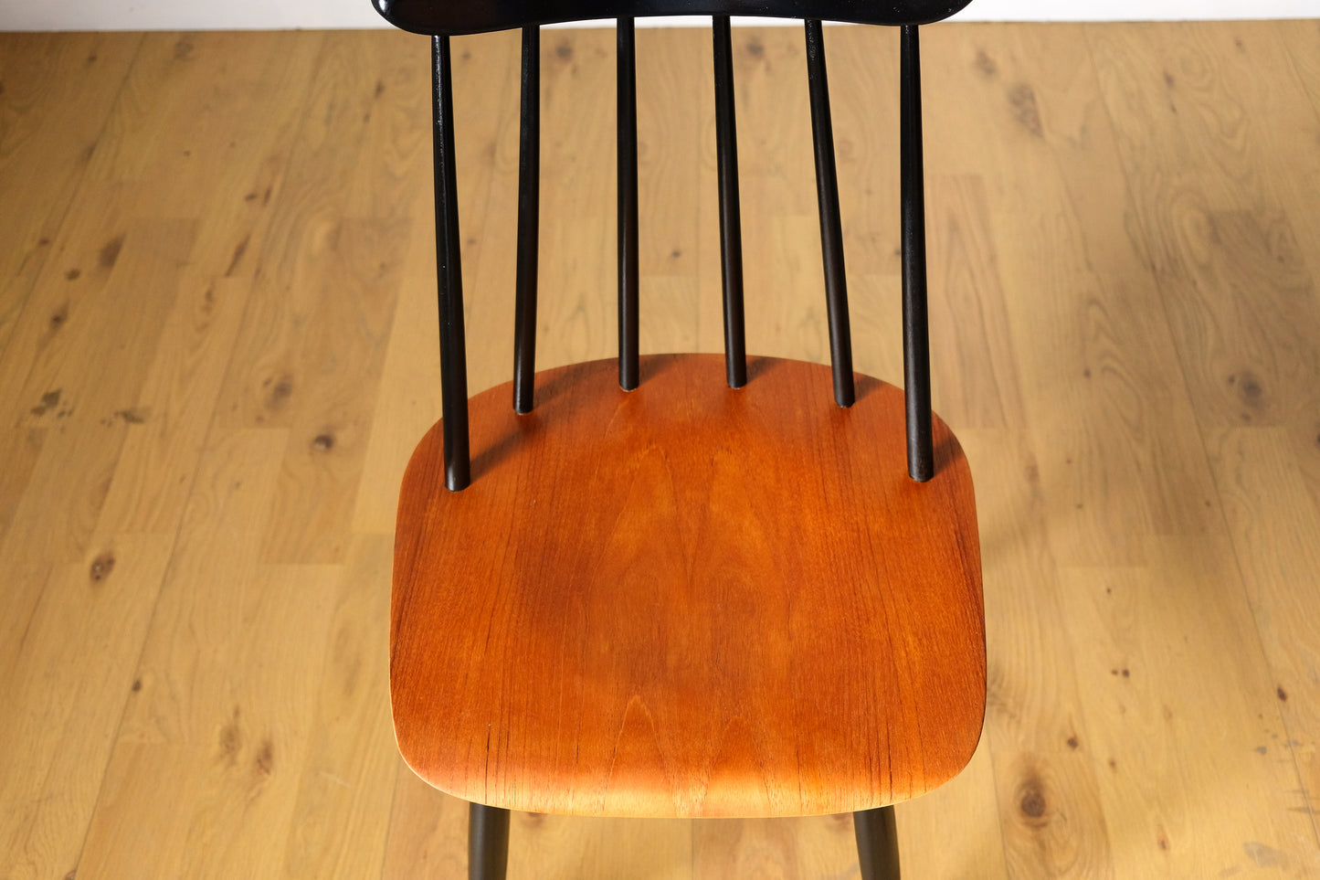 Ilmari Tapiovaara Fanett Chair Black / Teak